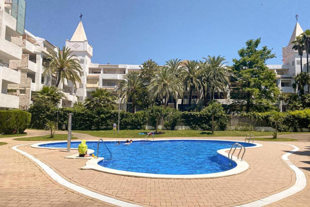 Апартаменты Blue Marina - Terraza, Piscina Y Wifi Gratis Росас Экстерьер фото